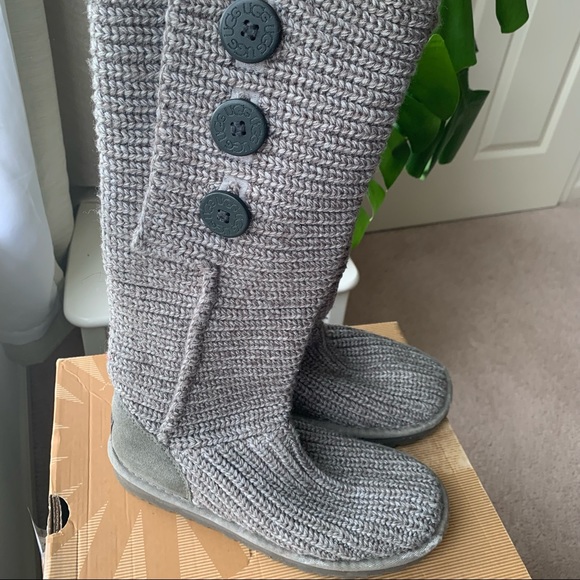 UGG Classic Cardy Boot - Grey - Picture 10 of 13